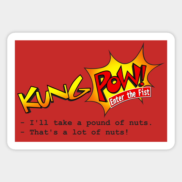 Kung Pow! Enter the Fist Sticker by DCMiller01